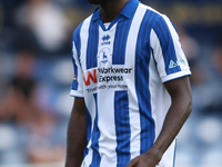 Hartlepool United's Emmanuel Dieseruvwe during the Vanarama National League match between Hartlepool United and FC Halifax Town at Victoria...