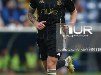 FC Halifax Town's Will Smith during the Vanarama National League match between Hartlepool United and FC Halifax Town at Victoria Park in Har...