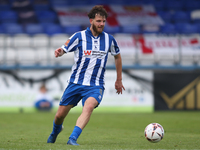 Hartlepool United's Anthony Mancini during the Vanarama National League match between Hartlepool United and FC Halifax Town at Victoria Park...