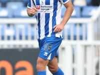 Hartlepool United's Greg Sloggett during the Vanarama National League match between Hartlepool United and FC Halifax Town at Victoria Park i...