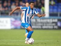 Hartlepool United's Roshaun Mathurin during the Vanarama National League match between Hartlepool United and FC Halifax Town at Victoria Par...