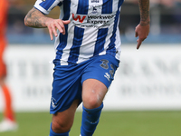 Hartlepool United's Kieron Freeman during the Vanarama National League match between Hartlepool United and FC Halifax Town at Victoria Park...