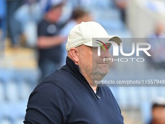 Manager Andy Woodman (Manager Bromley) during the Sky Bet League 2 match between Colchester United and Bromley at the Weston Homes Community...