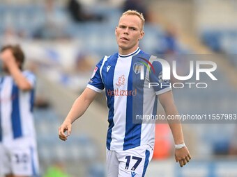 Anthony Scully (17 Colchester) looks on during the Sky Bet League 2 match between Colchester United and Bromley at the Weston Homes Communit...