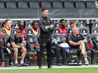 Walsall's manager Matt Sadler before the Sky Bet League 2 match between MK Dons and Walsall at Stadium MK in Milton Keynes, England, on Sept...