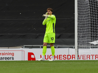 Walsall's keeper Sam Hornby during the first half of the Sky Bet League 2 match between MK Dons and Walsall at Stadium MK in Milton Keynes,...