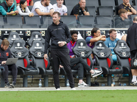 Milton Keynes Dons manager Michael Williamson during the second half of the Sky Bet League 2 match between MK Dons and Walsall at Stadium MK...