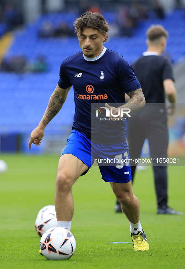 Otis Khan of Oldham Athletic Association Football Club during the Vanarama National League match between Oldham Athletic and Southend United...