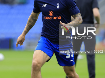 Otis Khan of Oldham Athletic Association Football Club during the Vanarama National League match between Oldham Athletic and Southend United...