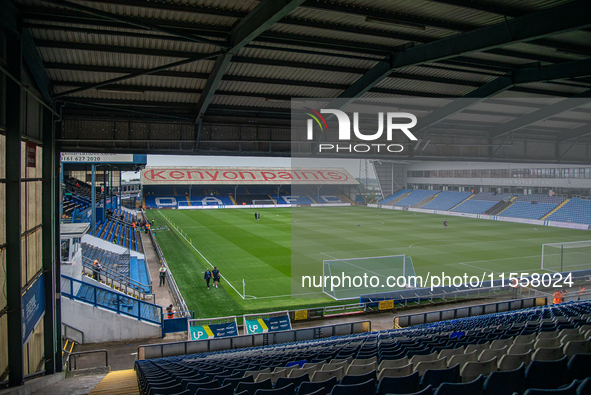 Generic ground photo during the Vanarama National League match between Oldham Athletic and Southend United at Boundary Park in Oldham, Engla...