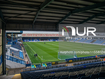 Generic ground photo during the Vanarama National League match between Oldham Athletic and Southend United at Boundary Park in Oldham, Engla...