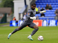 Collin Andeng of Southend United Football Club during the Vanarama National League match between Oldham Athletic and Southend United at Boun...