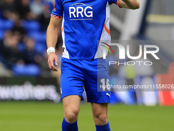 Charlie Raglan of Oldham Athletic Association Football Club during the Vanarama National League match between Oldham Athletic and Southend U...