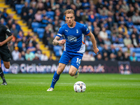 Tom Conlon of Oldham Athletic during the Vanarama National League match between Oldham Athletic and Southend United at Boundary Park in Oldh...