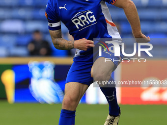 Tom Conlon of Oldham Athletic Association Football Club during the Vanarama National League match between Oldham Athletic and Southend Unite...