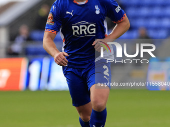 Reagan Ogle of Oldham Athletic Association Football Club during the Vanarama National League match between Oldham Athletic and Southend Unit...