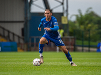 Oldham Athletic's Dan Gardner during the Vanarama National League match between Oldham Athletic and Southend United at Boundary Park in Oldh...