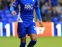 Jake Caprice of Oldham Athletic Association Football Club during the Vanarama National League match between Oldham Athletic and Southend Uni...