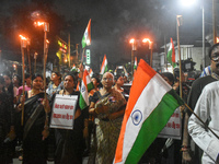 Citizens of Kolkata protest over the sexual assault and murder of a postgraduate woman doctor in Kolkata, India, on September 8, 2024. (