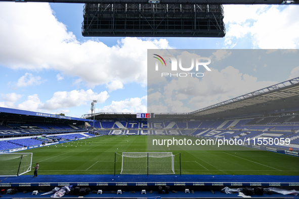 A general view of the ground during the FA Women's Championship match between Birmingham City and Sunderland at St Andrews @ Knighthead Park...