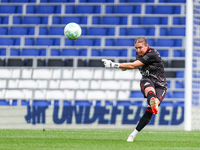 Demi Lambourne of Sunderland kicks the ball forward during the FA Women's Championship match between Birmingham City and Sunderland at St An...