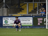 Rory Feely of Barrow looks on after Swindon equalizes in the 98th minute of the Sky Bet League 2 match between Barrow and Swindon Town at Ho...