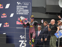 Arbilino Tony participates in the Gran Premio Red Bull di San Marino e della Riviera di Rimini Grand Prix Race MotoGP on Sunday at Misano Wo...