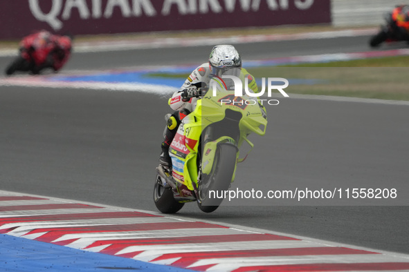 Fabio Di Giannantonio during the Gran Premio Red Bull di San Marino e della Riviera di Rimini Grand Prix Race MotoGP on Sunday at Misano Wor...