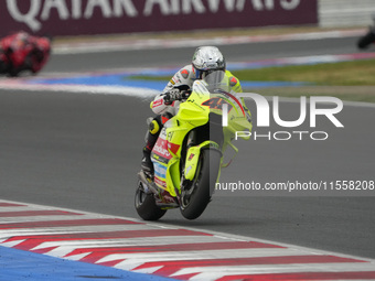 Fabio Di Giannantonio during the Gran Premio Red Bull di San Marino e della Riviera di Rimini Grand Prix Race MotoGP on Sunday at Misano Wor...