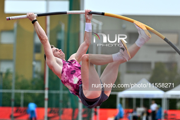 Christopher Nilsen of the United States of America participates in the Grand Prix Brescia 2024 in Brescia, Italy, on September 8, 2024. 