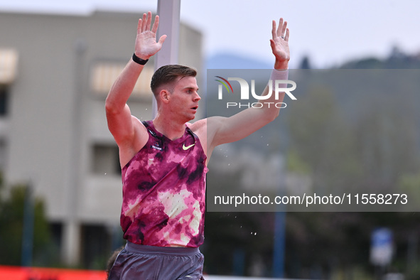 Christopher Nilsen of the United States of America participates in the Grand Prix Brescia 2024 in Brescia, Italy, on September 8, 2024. 