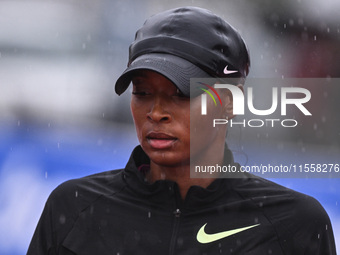 Dalilah Muhammad of the United States of America during the Grand Prix Brescia 2024 in Brescia, Italy, on September 8, 2024. (