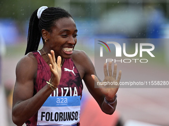 Ayomide Folorunso of Italy participates in the Grand Prix Brescia 2024 in Brescia, Italy, on September 8, 2024. (