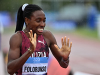 Ayomide Folorunso of Italy participates in the Grand Prix Brescia 2024 in Brescia, Italy, on September 8, 2024. (