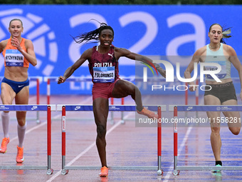 Ayomide Folorunso of Italy participates in the Grand Prix Brescia 2024 in Brescia, Italy, on September 8, 2024. (