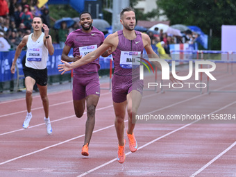 Rasmus Magi of Estonia participates in the Grand Prix Brescia 2024 in Brescia, Italy, on September 8, 2024. (