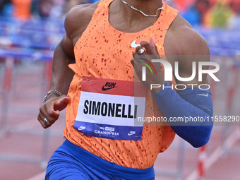 Lorenzo Simonelli of Italy during the Grand Prix Brescia 2024 in Brescia, Italy, on September 8, 2024. (