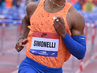 Lorenzo Simonelli of Italy during the Grand Prix Brescia 2024 in Brescia, Italy, on September 8, 2024. (