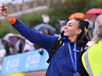 Iryna Gerashchenko of Ukraine during the Grand Prix Brescia 2024 in Brescia, Italy, on September 8, 2024. (