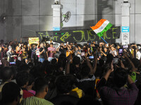 Citizens participate in a night vigil as the protest against the rape and murder of a second-year PGT doctor enters its 30th consecutive day...