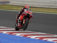 Francesco Bagnaia of Italy and Ducati Lenovo Team participates in the Race of MotoGP of San Marino at Misano World Circuit in Misano Adriati...