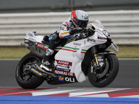 Marc Marquez of Spain and Gresini Racing MotoGP during the Race of MotoGP of San Marino at Misano World Circuit in Misano Adriatico, Italy,...