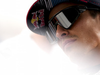 Marc Marquez of Spain and Gresini Racing MotoGP looks on prior to the MotoGP Race of MotoGP of San Marino at Misano World Circuit in Misano...