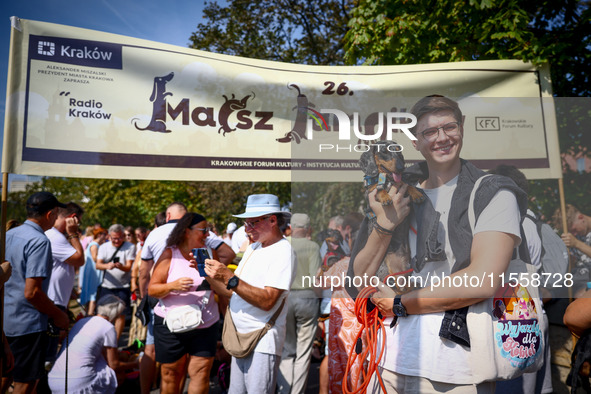 The 26th Dachshund March in Krakow, Poland on September 8th, 2024. After a few years break an annual parade  returned to the city with hundr...