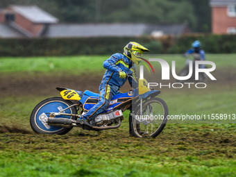 Shaun Bickley (45) competes in the 500cc Upright Class during the ACU British Upright Championships in Gawsworth, Cheshire, on September 8,...