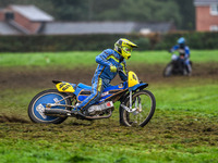 Shaun Bickley (45) competes in the 500cc Upright Class during the ACU British Upright Championships in Gawsworth, Cheshire, on September 8,...