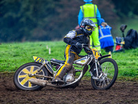 Tim Curnock (726) competes in the 500cc Upright Class during the ACU British Upright Championships in Gawsworth, Cheshire, on September 8, 2...