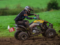 Iestyn Rees (95) competes in the Quad Class during the ACU British Upright Championships in Woodhouse Lance, Gawsworth, Cheshire, on Septemb...