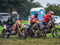 The Adult Motocross heat starts during the ACU British Upright Championships in Woodhouse Lance, Gawsworth, Cheshire, on September 8, 2024....