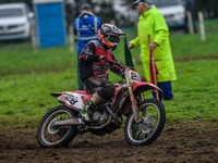 Jonathan Dowd (28) competes in the Adult Motocross Support Class during the ACU British Upright Championships in Gawsworth, Cheshire, on Sep...